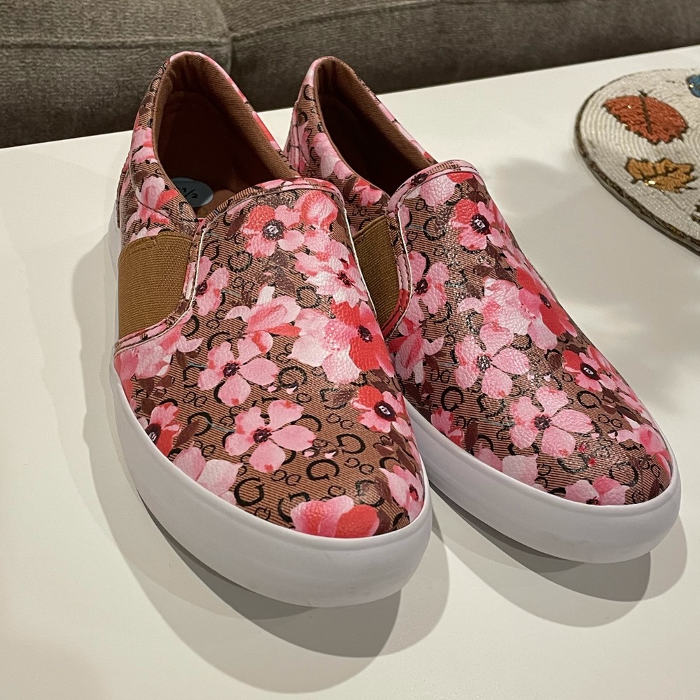 Women’s Guess Floral Slip On Sneakers